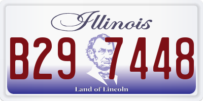 IL license plate B297448