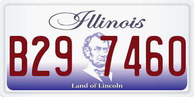 IL license plate B297460