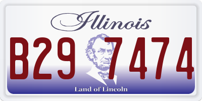 IL license plate B297474