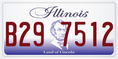 IL license plate B297512