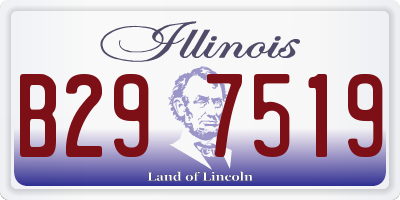 IL license plate B297519