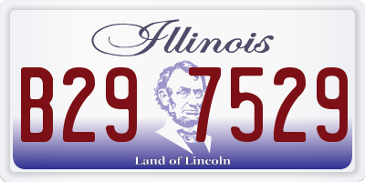 IL license plate B297529