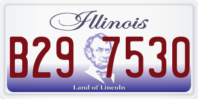 IL license plate B297530