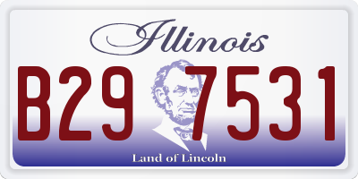 IL license plate B297531