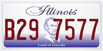 IL license plate B297577