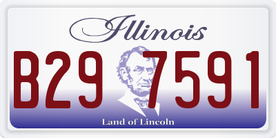 IL license plate B297591
