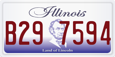 IL license plate B297594