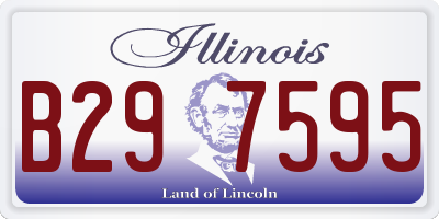 IL license plate B297595