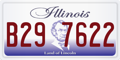 IL license plate B297622