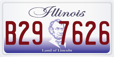 IL license plate B297626