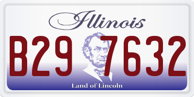 IL license plate B297632