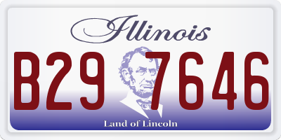 IL license plate B297646