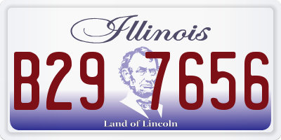 IL license plate B297656