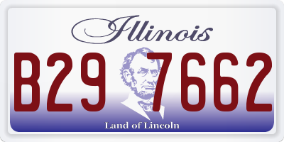 IL license plate B297662