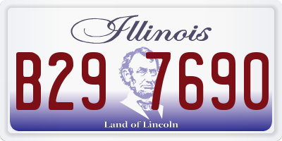 IL license plate B297690