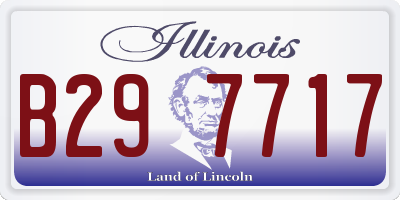 IL license plate B297717