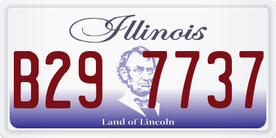 IL license plate B297737