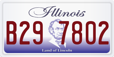 IL license plate B297802