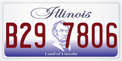 IL license plate B297806