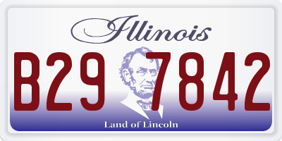 IL license plate B297842