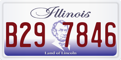 IL license plate B297846