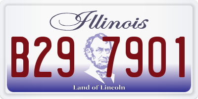 IL license plate B297901