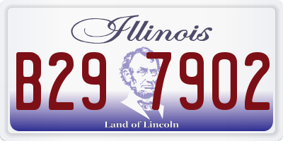 IL license plate B297902