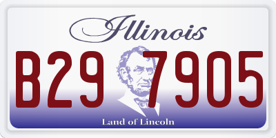 IL license plate B297905