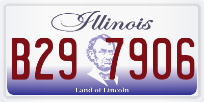 IL license plate B297906