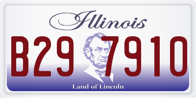 IL license plate B297910