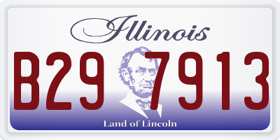 IL license plate B297913
