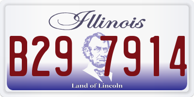 IL license plate B297914