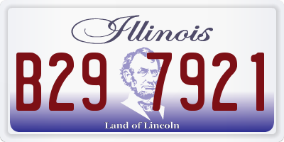 IL license plate B297921