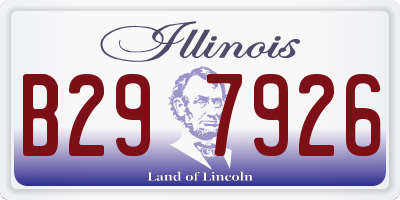 IL license plate B297926