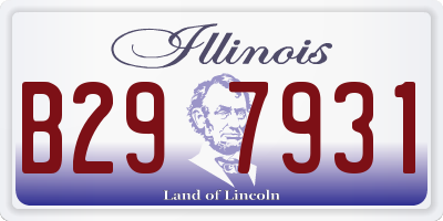 IL license plate B297931