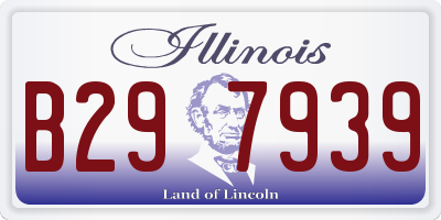 IL license plate B297939