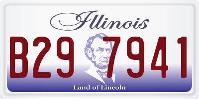 IL license plate B297941
