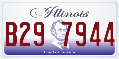 IL license plate B297944