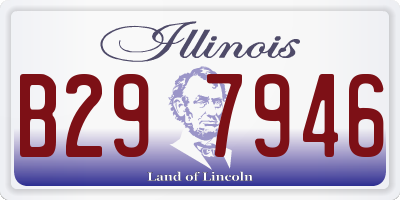 IL license plate B297946