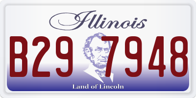 IL license plate B297948