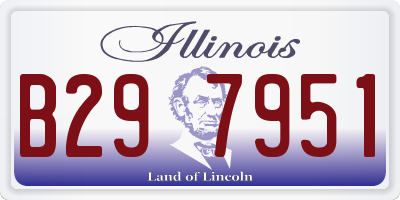 IL license plate B297951