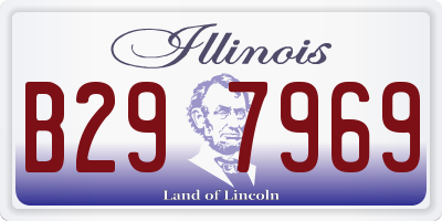 IL license plate B297969