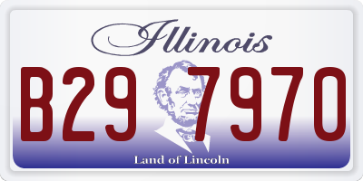 IL license plate B297970