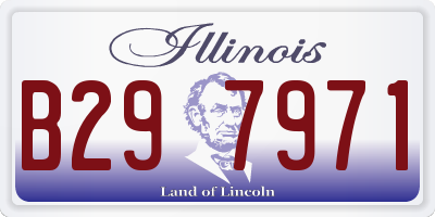IL license plate B297971