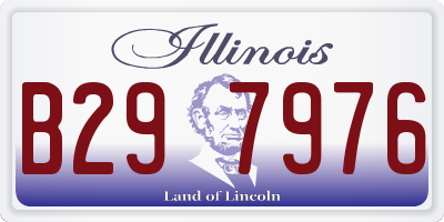 IL license plate B297976