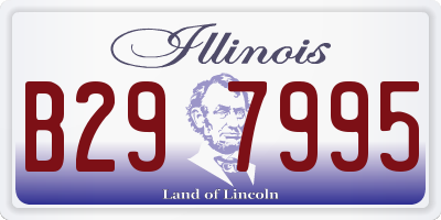 IL license plate B297995