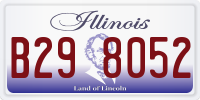 IL license plate B298052