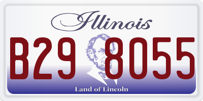 IL license plate B298055
