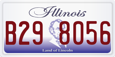 IL license plate B298056
