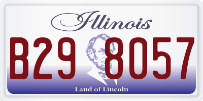 IL license plate B298057